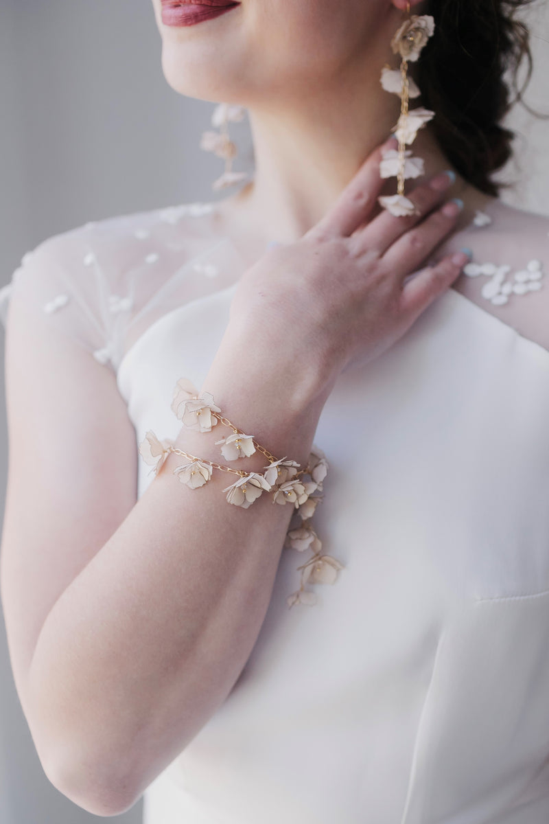 silk floral garland