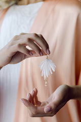 leaf earrings